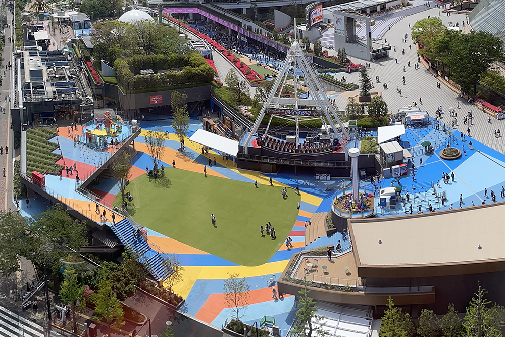 Our landscape renewal work in Tokyo Dome City