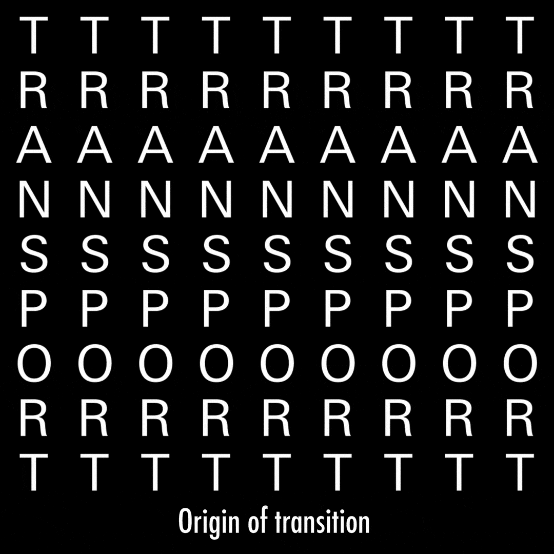 Transport = Origin of transition